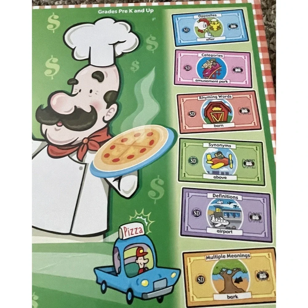 Go for The Dough Vocabulary Word Meaning Board  Educational Game Homeschool Fun